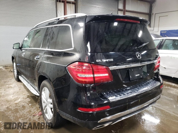2017 Mercedes-Benz GLS 450 with VIN 4JGDF6EE5HA899091, listed as a Copart auction lot 38212164 with 64,558 mi miles and . Bid and sale history available at DreamBid. Image 2.