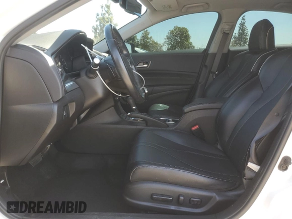 2020 Acura ILX w/Premium Pkg with VIN 19UDE2F76LA007053, listed as a Copart auction lot 50260555 with 53,264 mi miles and Salvage Title. Bid and sale history available at carsss.com. Image 7.