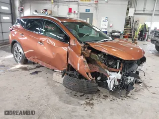 2015 Nissan Murano S with VIN 5N1AZ2MHXFN292009, listed as a IAAI auction lot 41531650 with 49,560 mi miles. Bid and sale history available at carsss.com. Image 1.