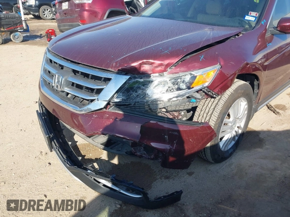 2013 Honda Crosstour EX-L z VIN 5J6TF3H5XDL004617, wystawiony jako IAAI lot #41636938 z przebiegiem 37 382 mil mil oraz . Historia ofert i sprzedaży dostępna na DreamBid. Obrazek 6.