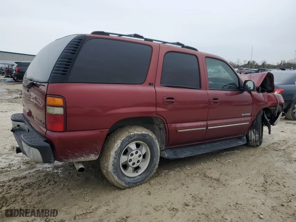 2002 Chevrolet Tahoe LT with VIN 1GNEC13Z52R257562, listed as a Copart auction lot 87718645 with 347,275 mi miles and Salvage Title. Bid and sale history available at carsss.com. Image 3.