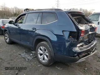 2020 Volkswagen Atlas S with VIN 1V2AP2CA0LC502282, listed as a Copart auction lot 84377224 with 40,327 mi miles and Salvage title. Bid and sale history available at DreamBid. Image 2.