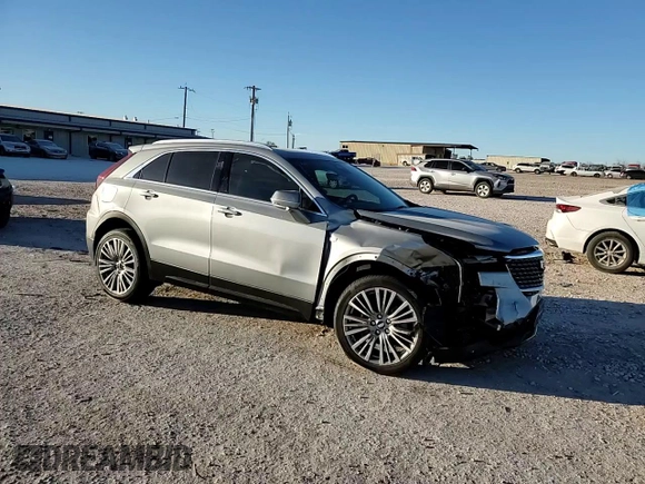 2024 Cadillac XT4 FWD Premium Luxury with VIN 1GYFZCR47RF213944, listed as a Copart auction lot 87674675 with 1,606 mi miles and Salvage title. Bid and sale history available at DreamBid. Image 11.