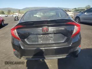 2019 Honda Civic LX with VIN 19XFC2F62KE202065, listed as a Copart auction lot 51545845 with Not Provided miles and Salvage Title. Bid and sale history available at DreamBid. Image 6.
