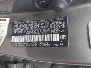 2006 Toyota Camry STD with VIN JTDBE32K163047233, listed as a IAAI auction lot 42088552 with 137,973 mi miles. Bid and sale history available at carsss.com. Image 9.