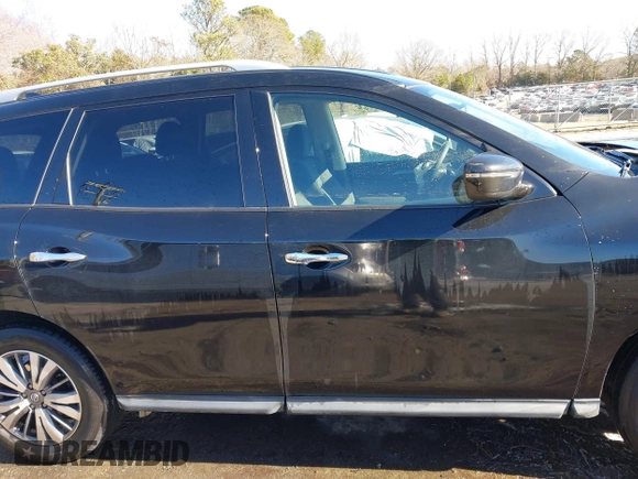 2019 Nissan Pathfinder S with VIN 5N1DR2MM2KC617509, listed as a IAAI auction lot 41320526 with 72,178 mi miles and . Bid and sale history available at DreamBid. Image 13.