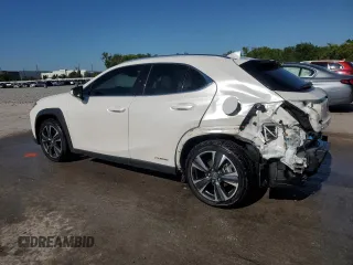 2021 Lexus UX 250h с VIN JTHP9JBH5M2041312, выставлен на аукционе Copart как лот 50294735 с пробегом 7 910 миль миль и Списание • Salvage title. История ставок и продаж доступна на DreamBid. Изображение 2.