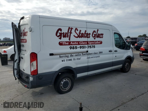 2018 Ford Transit with VIN 1FTYR2CM7JKA03177, listed as a Copart auction lot 74734674 with 216,692 mi miles and Salvage Title. Bid and sale history available at carsss.com. Image 3.