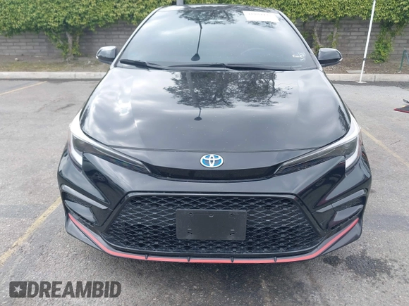 2023 Toyota Corolla Hybrid LE with VIN JTDBCMFE6P3016299, listed as a IAAI auction lot 41884437 with 24,955 mi miles. Bid and sale history available at carsss.com. Image 13.
