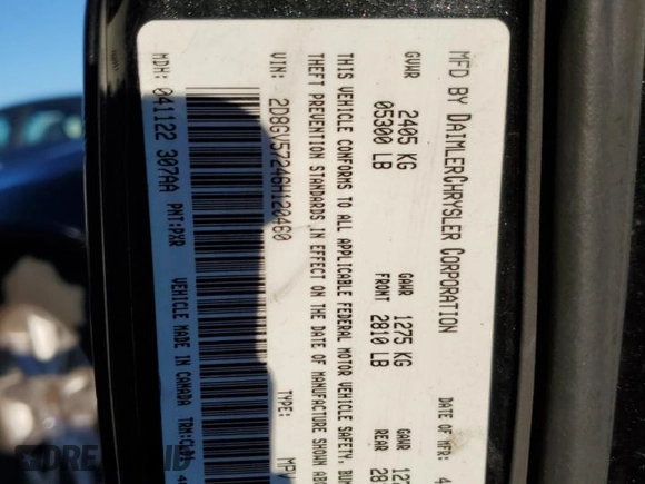 2006 Dodge Magnum R/T z VIN 2D8GV57246H120460, wystawiony jako Copart lot #82431924 z przebiegiem Nie podano mil oraz Czysty tytuł • Clean title. Historia ofert i sprzedaży dostępna na DreamBid. Obrazek 12.
