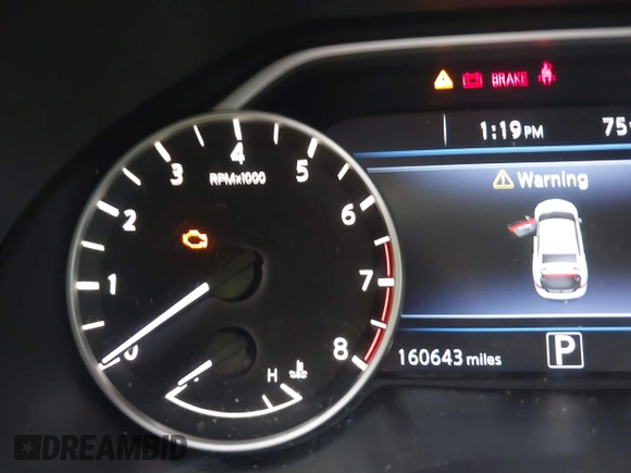 2016 Nissan Maxima SV with VIN 1N4AA6AP8GC426999, listed as a IAAI auction lot 42627802 with 160,643 mi miles and . Bid and sale history available at DreamBid. Image 16.