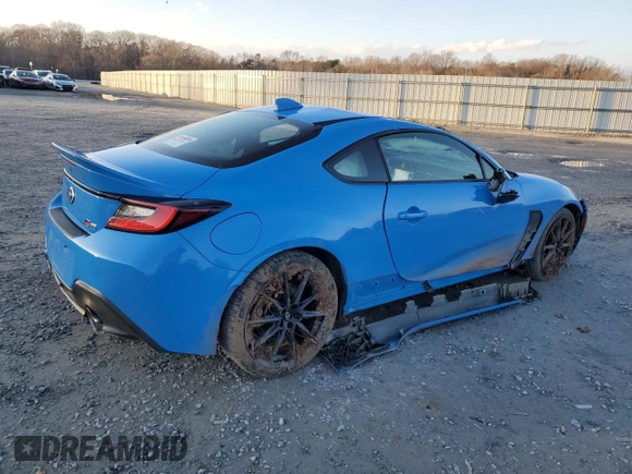 2022 Toyota GR86 Premium with VIN JF1ZNBE13N9750250, listed as a Copart auction lot 86971714 with 24,144 mi miles and Salvage Title. Bid and sale history available at carsss.com. Image 3.
