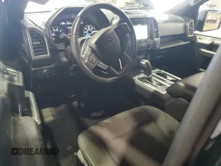 2017 Ford F-150 XL with VIN 1FTEX1EP3HFA17932, listed as a Copart auction lot 57824625 with 98,342 mi miles and Salvage title. Bid and sale history available at DreamBid. Image 8.