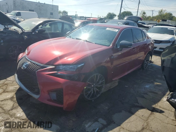 2016 Lexus GS F F z VIN JTHBP1BL8GA001627, wystawiony jako Copart lot #72204864 z przebiegiem 67 078 mil mil oraz Szkody całkowita. Historia ofert i sprzedaży dostępna na DreamBid. Obrazek 1.