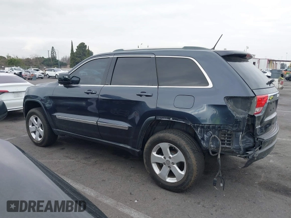 2013 Jeep Grand Cherokee Laredo with VIN 1C4RJEAGXDC620968, listed as a IAAI auction lot 41425270 with 127,739 mi miles. Bid and sale history available at carsss.com. Image 14.