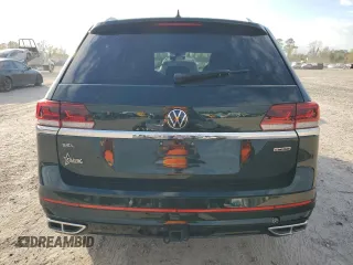 2022 Volkswagen Atlas 3.6L V6 SEL R-Line with VIN 1V2AR2CA3NC512284, listed as a Copart auction lot 86606084 with 69,638 mi miles and Salvage Title. Bid and sale history available at carsss.com. Image 7.