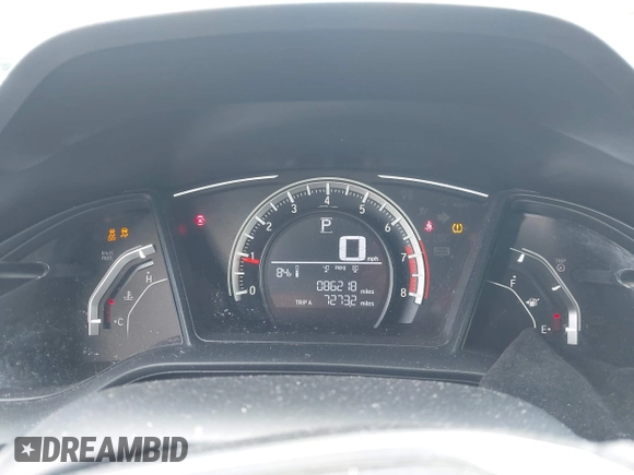 2018 Honda Civic Sedan LX with VIN 2HGFC2F53JH524340, listed as a IAAI auction lot 41778389 with 86,218 mi miles. Bid and sale history available at carsss.com. Image 7.