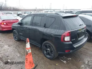 2017 Jeep Compass Latitude with VIN 1C4NJDEB3HD109867, listed as a IAAI auction lot 41454731 with 117,937 mi miles and . Bid and sale history available at DreamBid. Image 3.