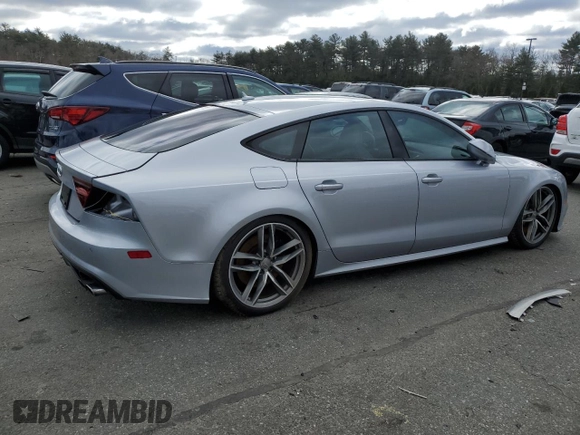 2016 Audi S7 with VIN WAUW2AFC7GN066938, listed as a Copart auction lot 45949684 with 0 mi miles and Salvage Title. Bid and sale history available at carsss.com. Image 3.