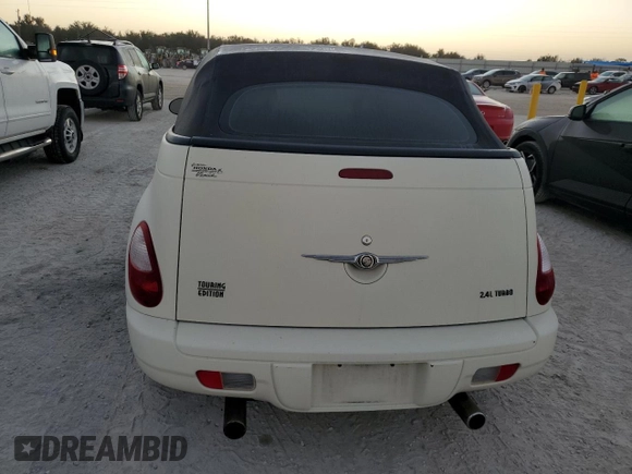 2006 Chrysler PT Cruiser Touring with VIN 3C3JY55E86T250889, listed as a Copart auction lot 77389814 with 0 mi miles and Salvage Title. Bid and sale history available at carsss.com. Image 6.