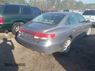 2006 Hyundai Azera SE with VIN KMHFC46F96A081955, listed as a IAAI auction lot 41821224 with 160,449 mi miles and . Bid and sale history available at DreamBid. Image 4.