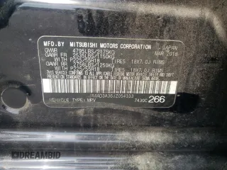 2018 Mitsubishi Outlander SE with VIN JA4AD3A36JZ054333, listed as a Copart auction lot 53289245 with 128,133 mi miles and Salvage title. Bid and sale history available at DreamBid. Image 13.