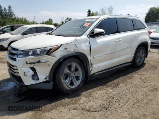 2018 Toyota Highlander Limited with VIN 5TDDZRFH6JS853462, listed as a Copart auction lot 61330855 with 115,048 mi miles and Salvage title. Bid and sale history available at DreamBid. Image 1.