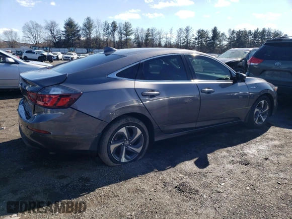 2019 Honda Insight EX with VIN 19XZE4F54KE000810, listed as a Copart auction lot 43331015 with 202,096 mi miles and Salvage Title. Bid and sale history available at carsss.com. Image 3.