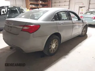 2013 Chrysler 200 LX with VIN 1C3CCBAG0DN737577, listed as a IAAI auction lot 41678225 with 165,186 mi miles. Bid and sale history available at carsss.com. Image 4.