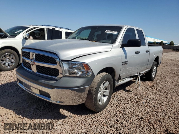 2017 Ram 1500 Express with VIN 1C6RR6FG4HS790897, listed as a Copart auction lot 53168595 with 141,759 mi miles and Salvage title. Bid and sale history available at DreamBid. Image 1.