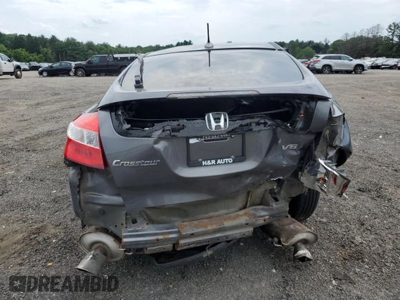 2012 Honda Crosstour EX-L with VIN 5J6TF2H56CL006311, listed as a Copart auction lot 63417524 with 148,996 mi miles and Salvage Title. Bid and sale history available at carsss.com. Image 6.