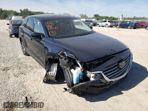 2021 Mazda CX-9 Touring with VIN JM3TCBCY5M0531533, listed as a Copart auction lot 52139352 with 6,779 mi miles. Bid and sale history available at carsss.com. Image 1.