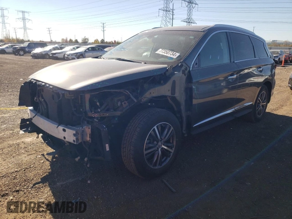 2016 Infiniti QX60 with VIN 5N1AL0MM2GC524327, listed as a Copart auction lot 77350734 with 65,870 mi miles and Salvage Title. Bid and sale history available at DreamBid. Image 1.