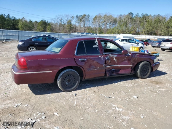 2006 Mercury Grand Marquis GS with VIN 2MEFM74W46X600566, listed as a Copart auction lot 45893975 with 0 mi miles and Salvage Title. Bid and sale history available at carsss.com. Image 3.