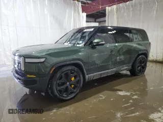 2023 Rivian R1S Adventure with VIN 7PDSGABA9PN029597, listed as a Copart auction lot 43975485 with 10,246 mi miles and Salvage Title. Bid and sale history available at carsss.com. Image 1.