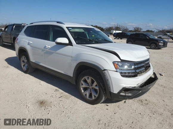 2019 Volkswagen Atlas SE with VIN 1V2DR2CA0KC506970, listed as a Copart auction lot 43839485 with 137,618 mi miles and Clean title. Bid and sale history available at DreamBid. Image 4.