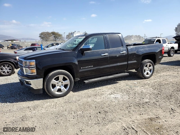 2014 Chevrolet Silverado 1500 LT with VIN 1GCRCREC8EZ360402, listed as a Copart auction lot 44456685 with 127,622 mi miles and Salvage Title. Bid and sale history available at carsss.com. Image 1.