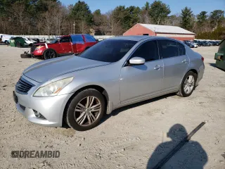 2012 Infiniti G25 Sedan x with VIN JN1DV6AR3CM730956, listed as a Copart auction lot 48430455 with 134,660 mi miles and Salvage Title. Bid and sale history available at carsss.com. Image 1.
