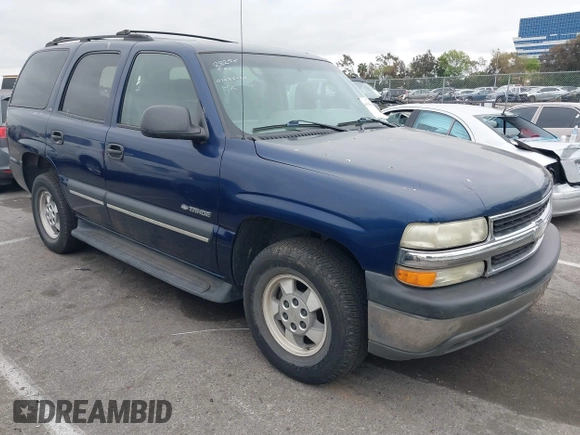 2002 Chevrolet Tahoe LS with VIN 1GNEC13T92R201832, listed as a IAAI auction lot 41896370 with 262,491 mi miles and . Bid and sale history available at DreamBid. Image 1.