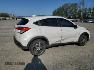 2022 Honda HR-V EX with VIN 3CZRU6H52NM756443, listed as a Copart auction lot 54507595 with 20,972 mi miles and Salvage Title. Bid and sale history available at carsss.com. Image 3.