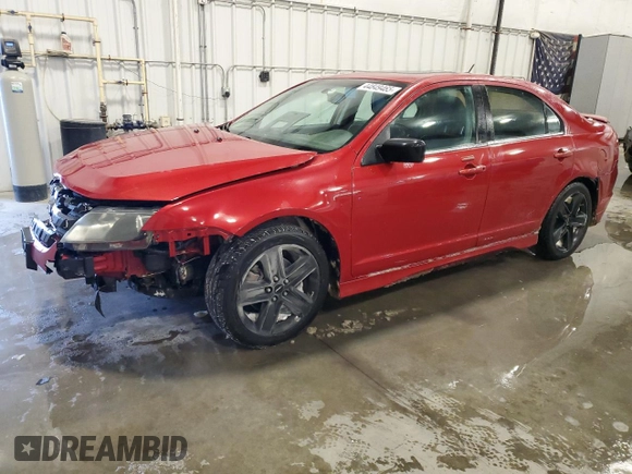 2010 Ford Fusion SPORT with VIN 3FAHP0DC0AR100299, listed as a Copart auction lot 44849465 with 194,060 mi miles and Salvage Title. Bid and sale history available at carsss.com. Image 1.