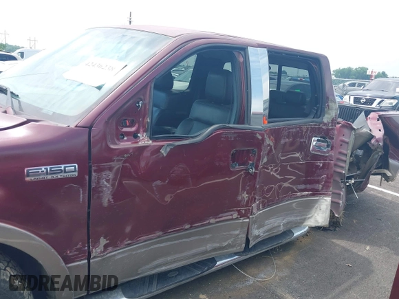 2006 Ford F-150 XLT with VIN 1FTPW12V86FB17780, listed as a IAAI auction lot 42436238 with 148,509 mi miles and . Bid and sale history available at DreamBid. Image 6.