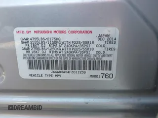 2015 Mitsubishi Outlander SE with VIN JA4AD3A34FZ011259, listed as a IAAI auction lot 41290830 with 88,147 mi miles and . Bid and sale history available at DreamBid. Image 9.