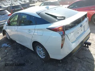 2018 Toyota Prius Two with VIN JTDKBRFU5J3076265, listed as a IAAI auction lot 41646990 with 216,021 mi miles. Bid and sale history available at carsss.com. Image 3.