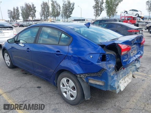 2017 Kia Forte LX with VIN 3KPFK4A74HE160960, listed as a IAAI auction lot 41894868 with 61,501 mi miles. Bid and sale history available at carsss.com. Image 3.