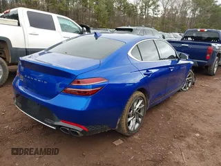 2022 Genesis G70 2.0T with VIN KMTG34TA4NU086948, listed as a IAAI auction lot 41565803 with 51,629 mi miles. Bid and sale history available at carsss.com. Image 4.