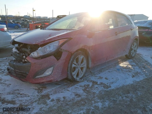 2015 Hyundai Elantra GT with VIN KMHD35LH0FU241657, listed as a IAAI auction lot 41333495 with 91,093 mi miles. Bid and sale history available at carsss.com. Image 2.
