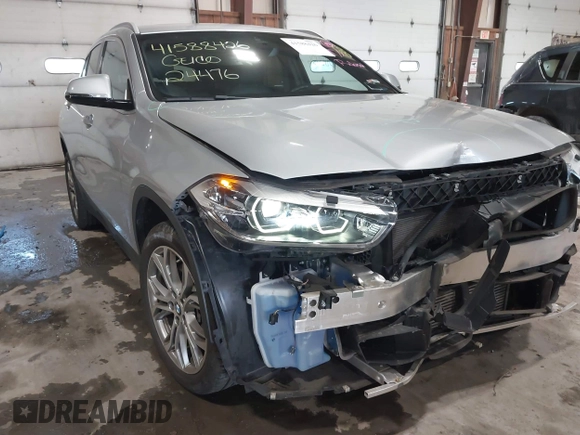2020 BMW X2 xDrive28i with VIN WBXYJ1C09L5P35894, listed as a IAAI auction lot 41588426 with 24,476 mi miles. Bid and sale history available at carsss.com. Image 18.