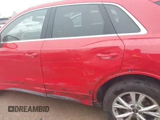 2024 Audi Q3 S line Premium with VIN WA1DECF36R1126631, listed as a IAAI auction lot 41959027 with 21,775 mi miles. Bid and sale history available at carsss.com. Image 14.