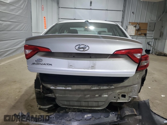 2017 Hyundai Sonata 2.4L with VIN 5NPE24AF3HH590025, listed as a Copart auction lot 47467755 with 40,037 mi miles and Salvage Title. Bid and sale history available at carsss.com. Image 6.